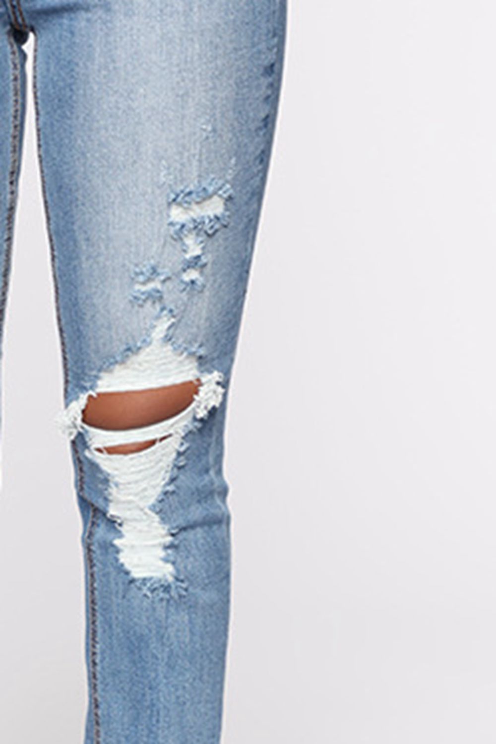 Distressed Slit Jeans | S - 2XL