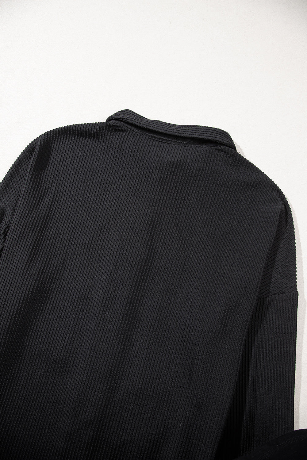 Parchment Sequin Patch Chest Pocket Corded Shirt | S - XL | 2 COLORS