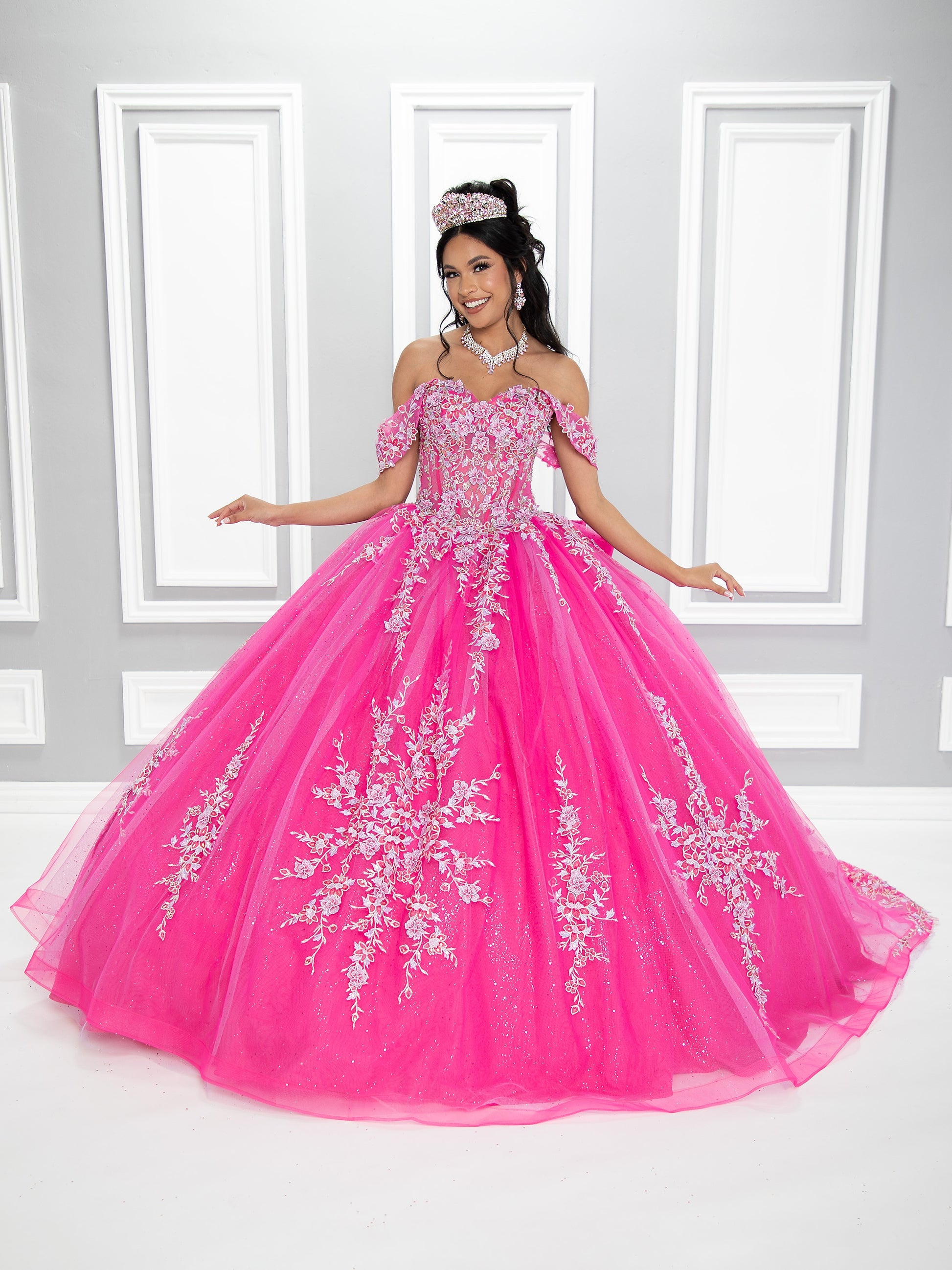 Off The Shoulder Sweetheart Corset Gown