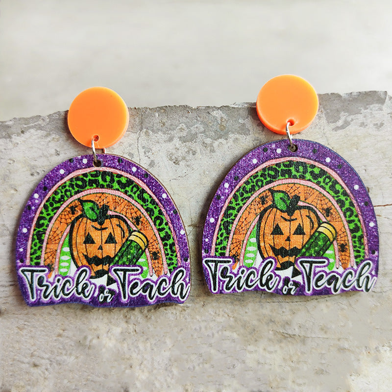 Pendientes colgantes de Halloween