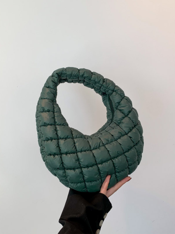 Bolso de mano acolchado sencillo