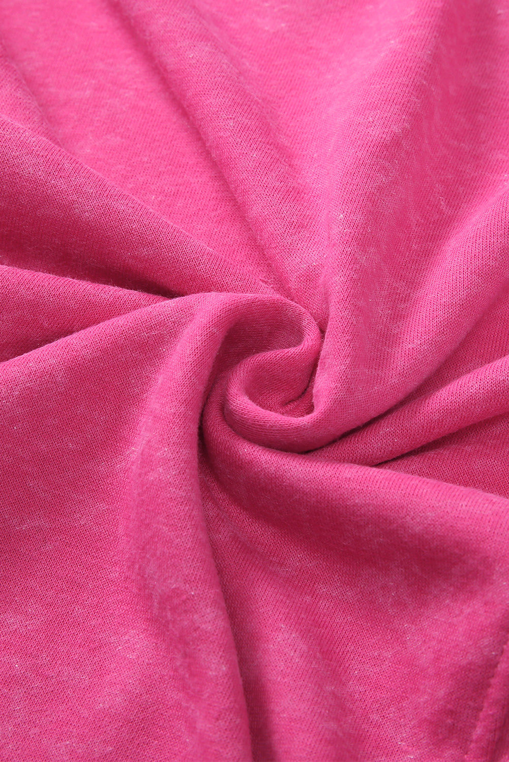 Sudadera informal holgada con efecto desgastado de color rosa