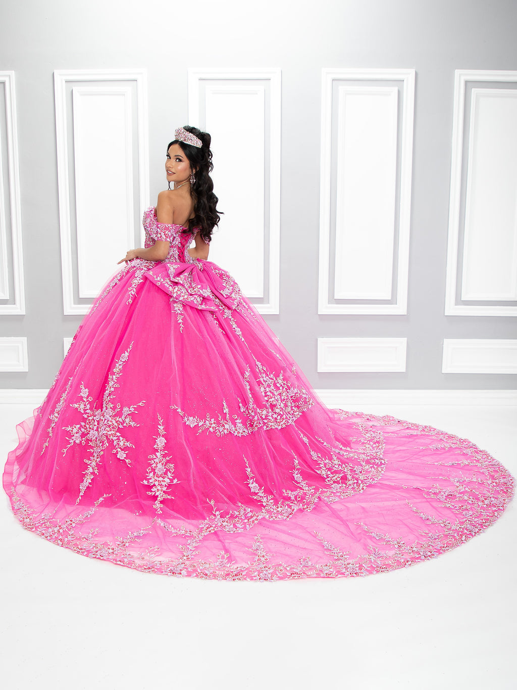Off The Shoulder Sweetheart Corset Gown