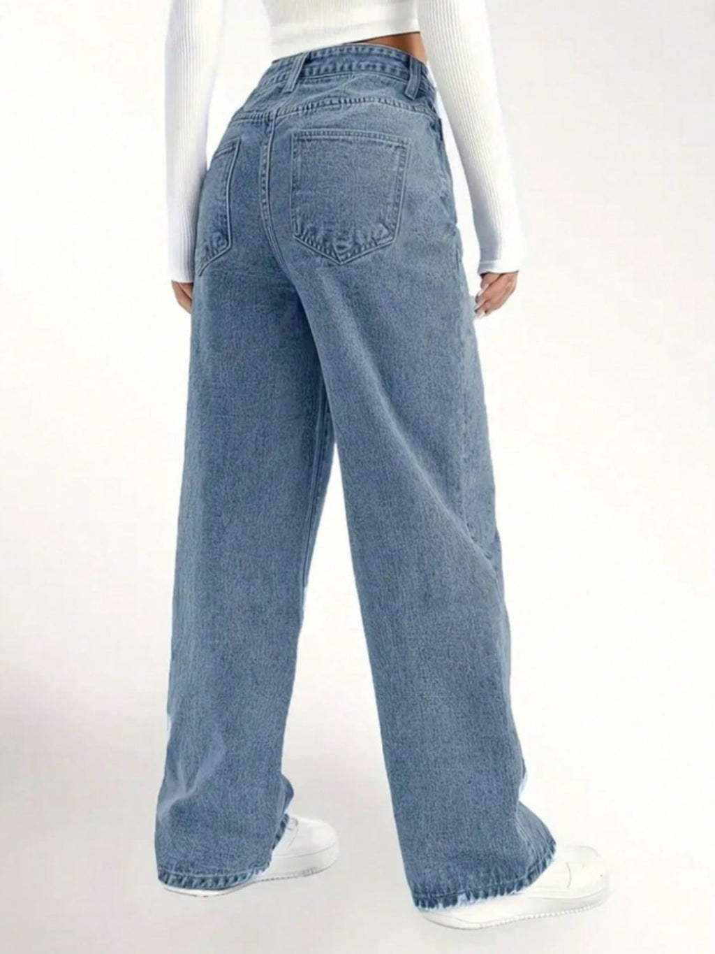 Distressed Wide Leg Jeans | S - XL