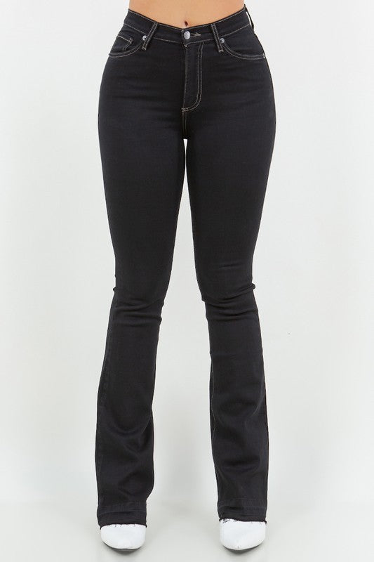 Judy Boot Cut Jean in Black - 34 Inseam