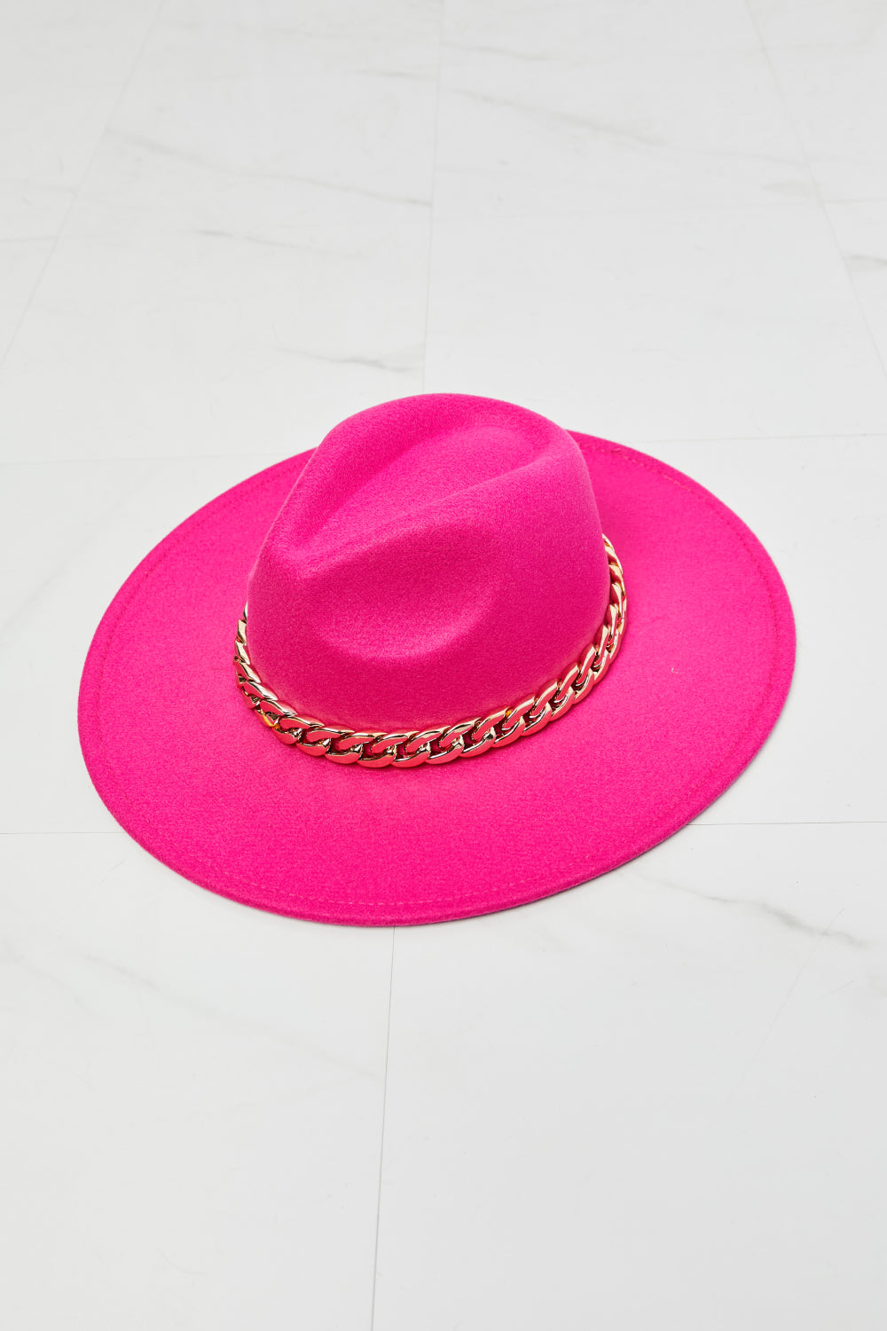 Sombrero Fedora Fame Keep Your Promise en color rosa