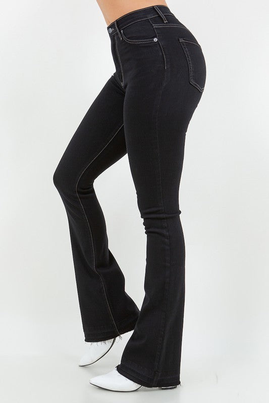 Judy Boot Cut Jean in Black - 34 Inseam