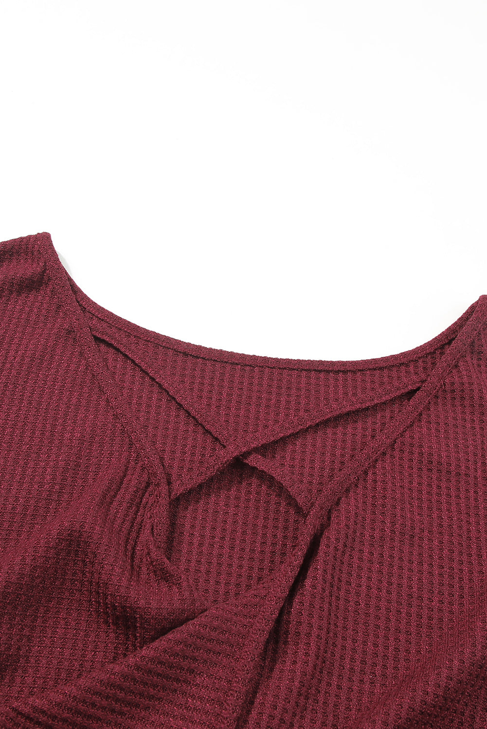 Black Cross Backless Sequin Bishop Sleeve Top | S - 2XL | 3 COLORS