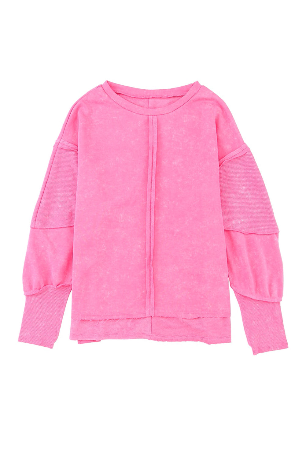 Sudadera con capucha de manga larga con diseño desgastado y parches de rosas