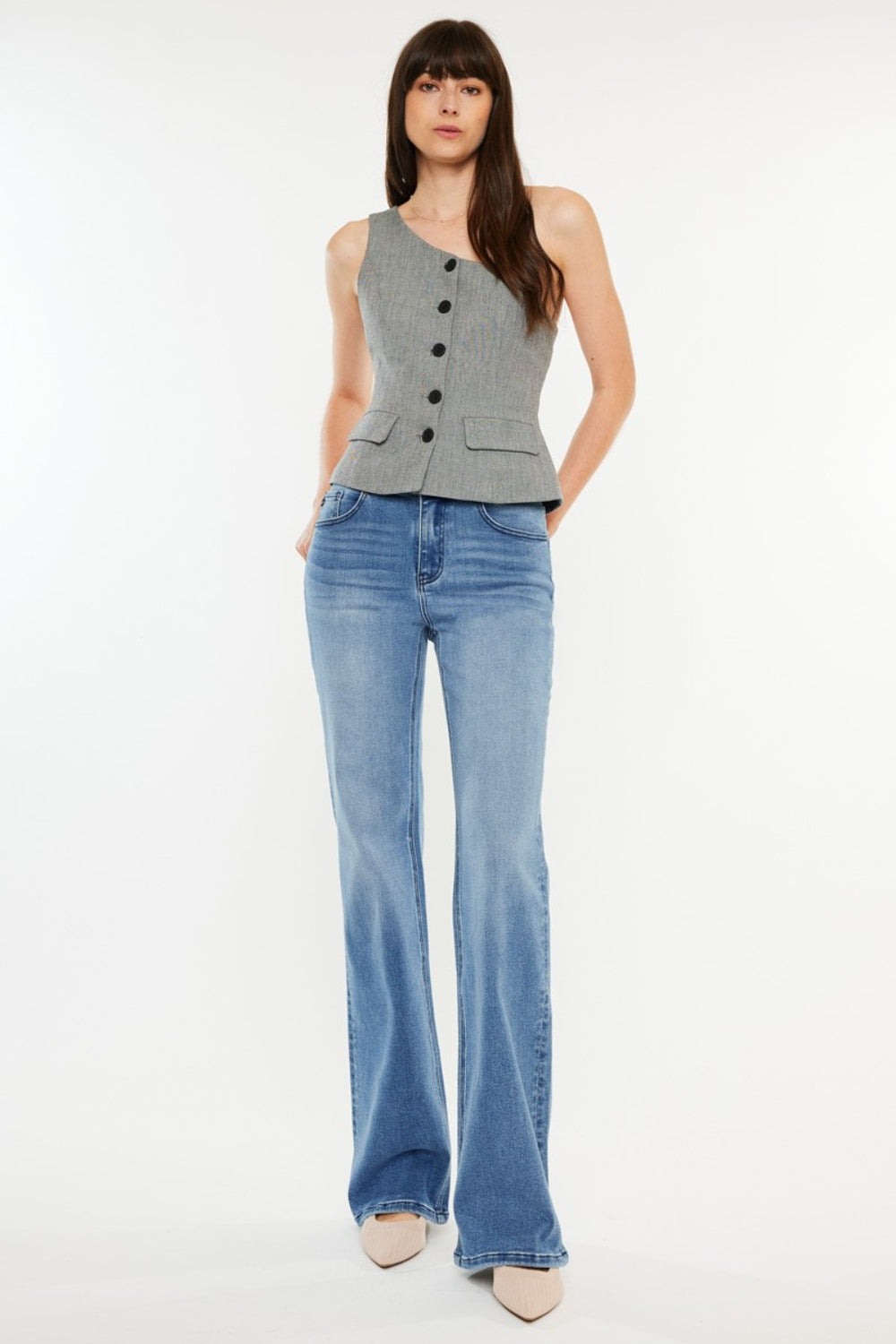 Kancan Ultra High Rise Cat's Whiskers Jeans | REG - PLUS