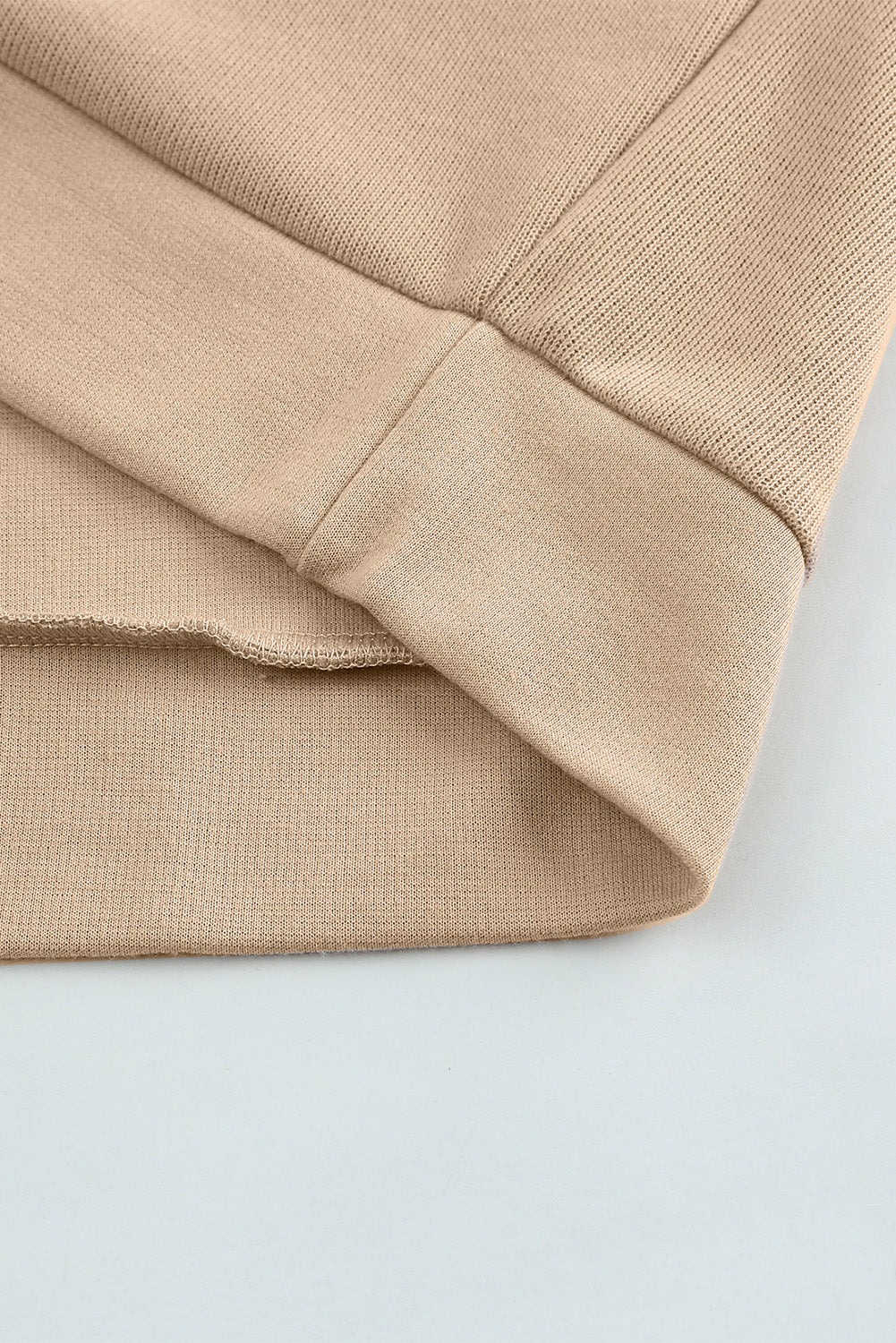 Black Solid Color Button Front Basic Pullover Hoodie