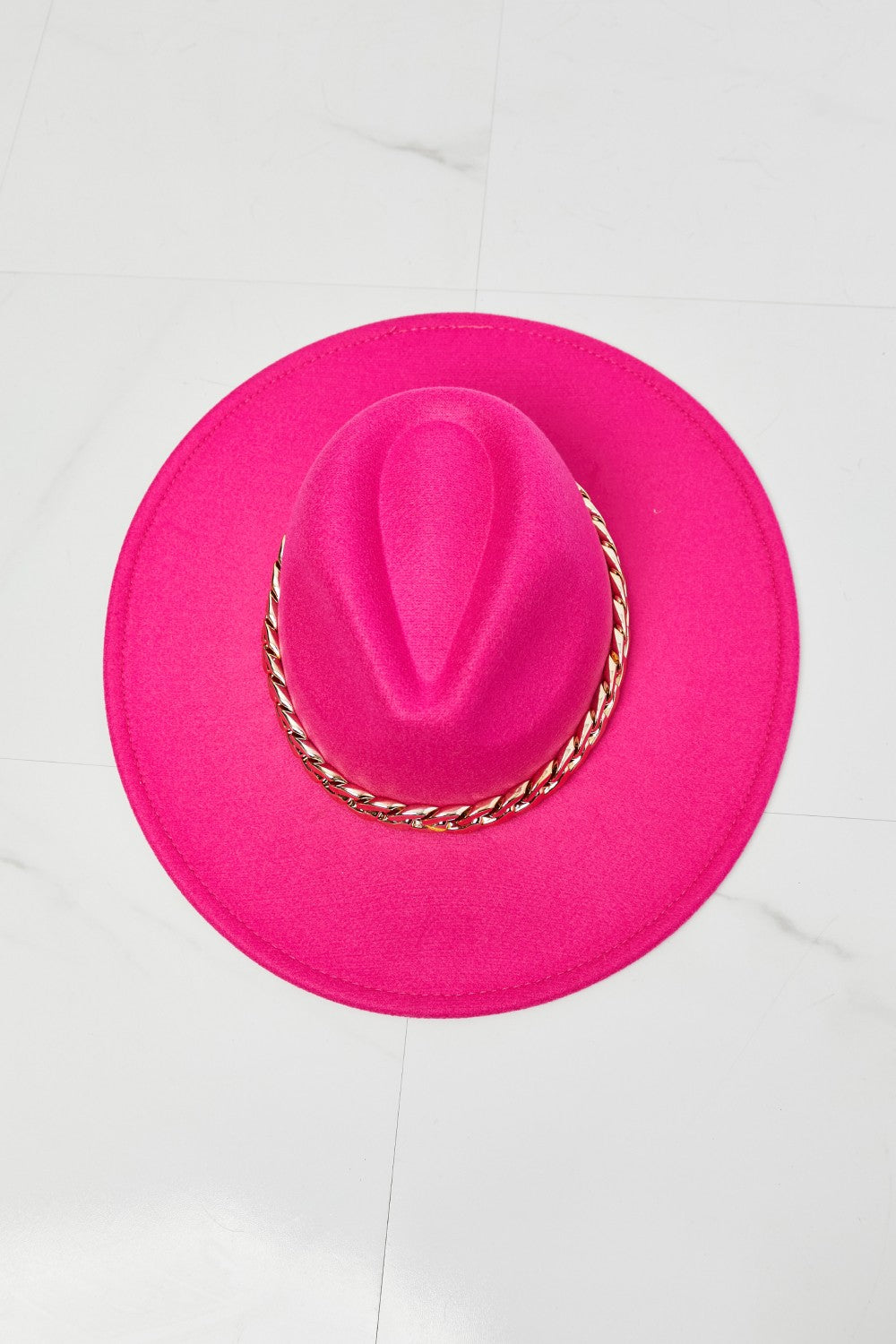 Sombrero Fedora Fame Keep Your Promise en color rosa