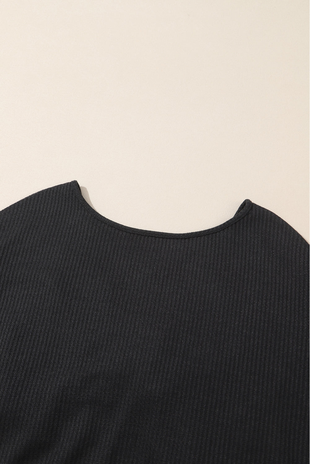 Black Cross Backless Sequin Bishop Sleeve Top | S - 2XL | 3 COLORS