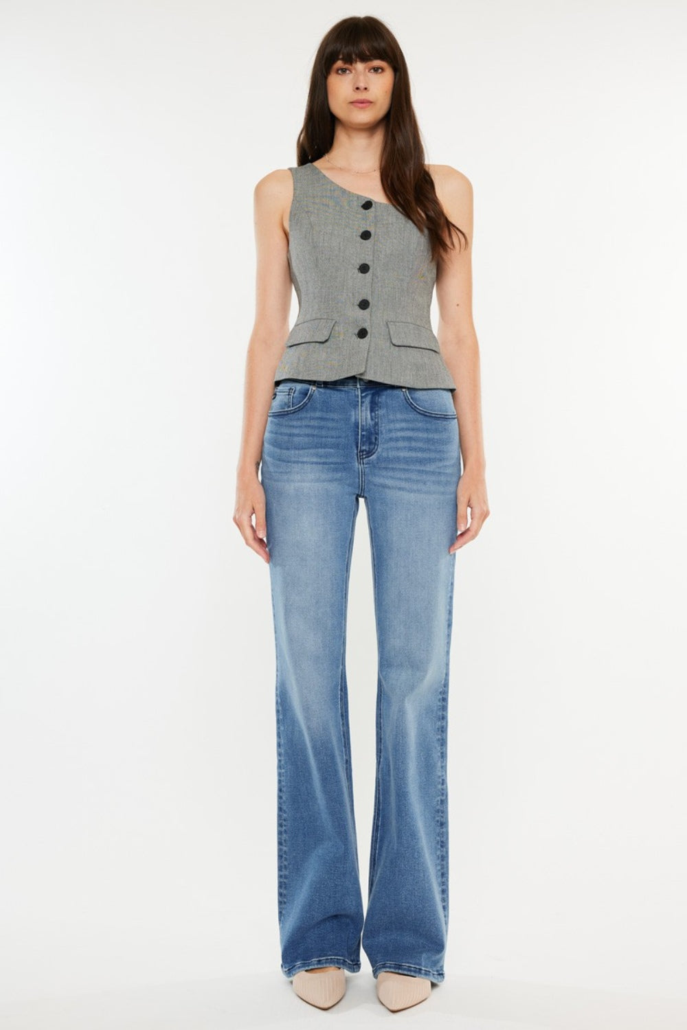 Kancan Ultra High Rise Cat's Whiskers Jeans | REG - PLUS