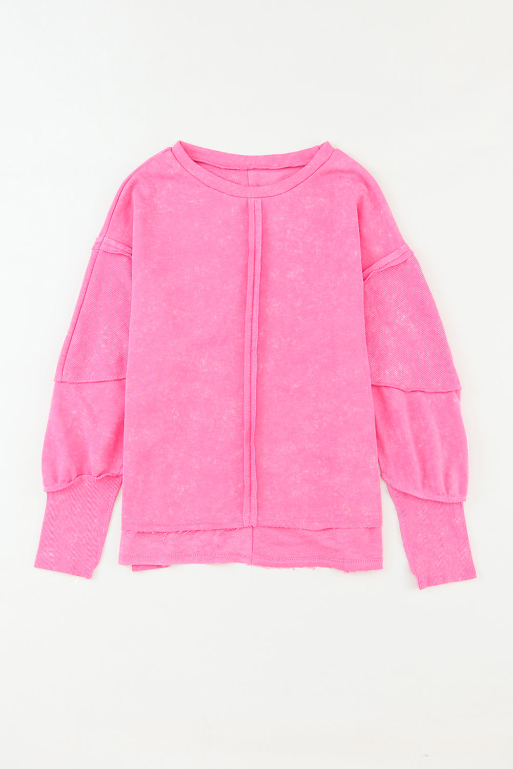 Sudadera con capucha de manga larga con diseño desgastado y parches de rosas