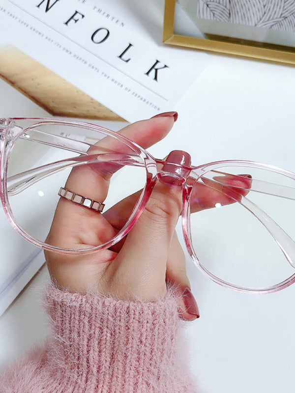 Nuevas y modernas monturas de gafas de gran tamaño con protección contra la luz azul 