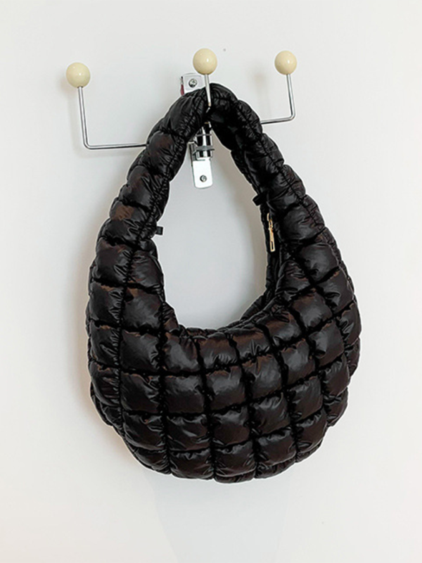Bolso de mano acolchado sencillo 