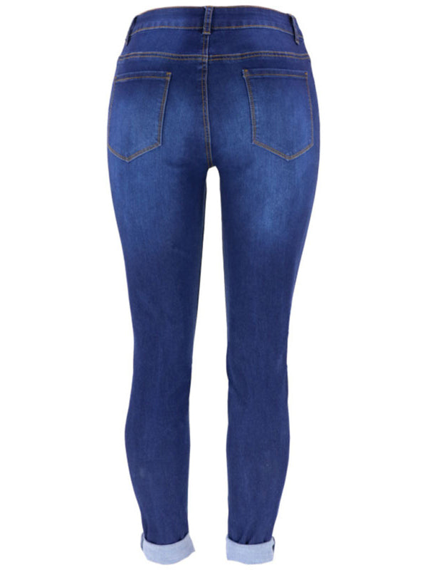 Women's Distressed Skinny Jeans | S - XXL