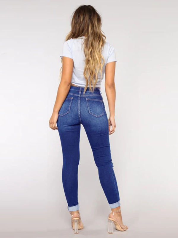 Women's Distressed Skinny Jeans | S - XXL