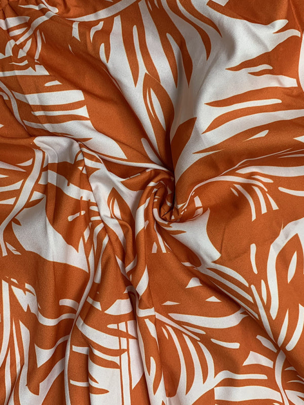 Conjunto de dos piezas de manga larga con cuello en V y pantalones estampados de temperamento de nueva moda 