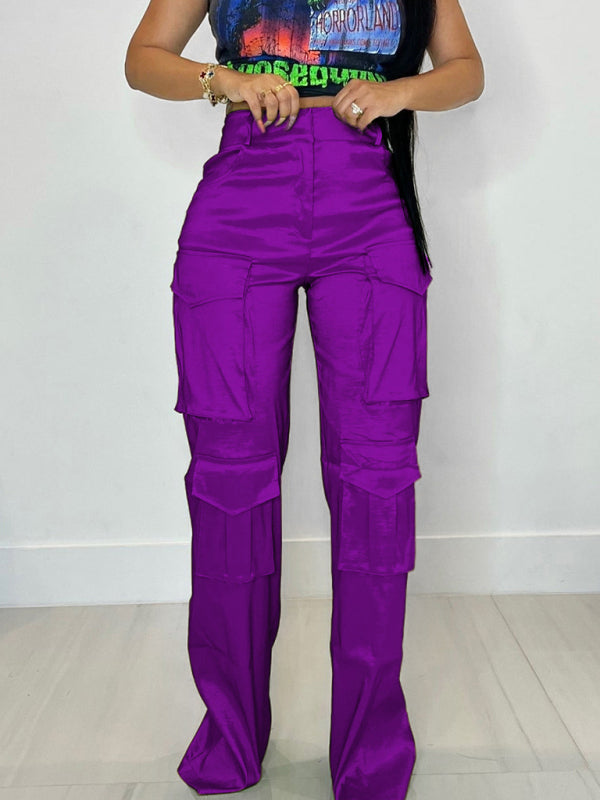 Women's casual multi-pocket cargo pantsx| S - XL | 2XL - 3XL | 5 COLORS