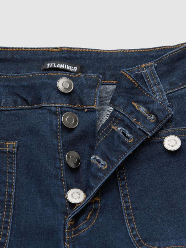 Women's Spliced high waist flared jeans | S - 2XL | 2 COLORS