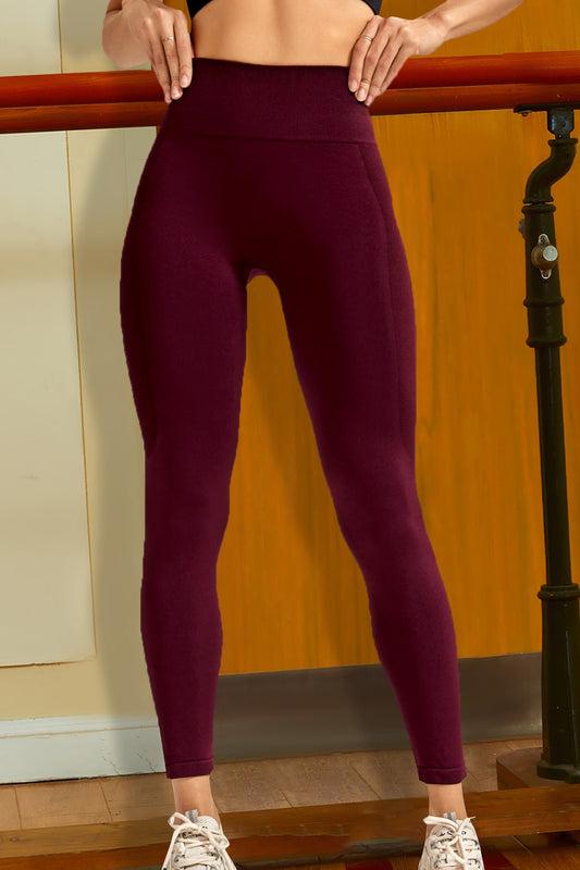 Leggings deportivos con cintura ancha